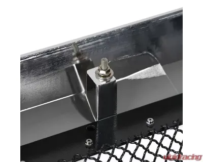 Spec-D Chrome ABS Rivet Style Grille w/ Stainless Steel Mesh Dodge Ram 2006-2008 - HG-RAM06SS