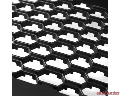 Spec-D Matte Black ABS Rebel Style Honeycomb Mesh Grille Dodge Ram 1500 2013-2018 - HG-RAM1315BB-GL