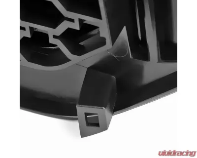 Spec-D Matte Black ABS Rebel Style Honeycomb Mesh Grille Dodge Ram 1500 2013-2018 - HG-RAM1315BB-GL