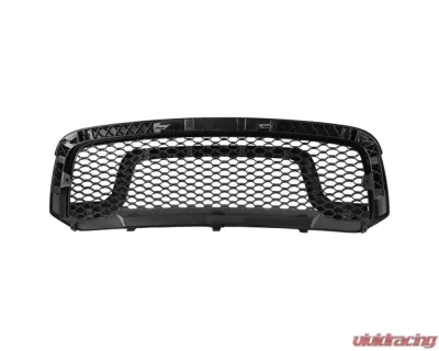 Spec-D Matte Black ABS Rebel Style Honeycomb Mesh Grille Dodge Ram 1500 2013-2018 - HG-RAM1315BB-GL