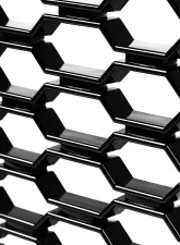 Spec-D Chrome ABS Rebel Style Honeycomb Mesh Grille Dodge Ram 1500 2013-2018                                     - HG-RAM1315CB-GL - Image 2