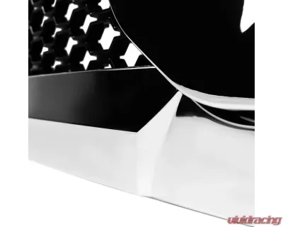 Spec-D Chrome ABS Rebel Style Honeycomb Mesh Grille Dodge Ram 1500 2013-2018 - HG-RAM1315CB-GL