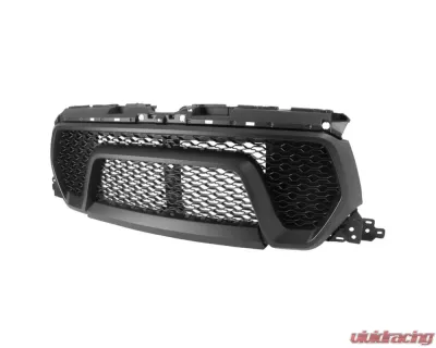 Spec-D Matte Black ABS Rebel Style Honeycomb Mesh Grille Dodge Ram 1500 2019-2021 - HG-RAM1915BB-RB-GL