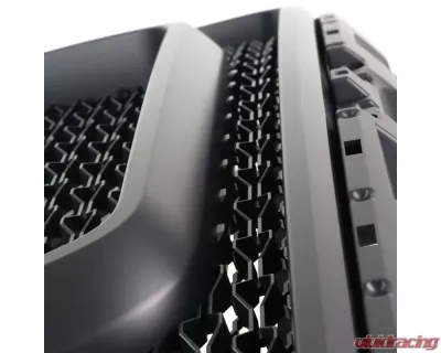 Spec-D Matte Black ABS Rebel Style Honeycomb Mesh Grille Dodge Ram 1500 2019-2021 - HG-RAM1915BB-RB-GL