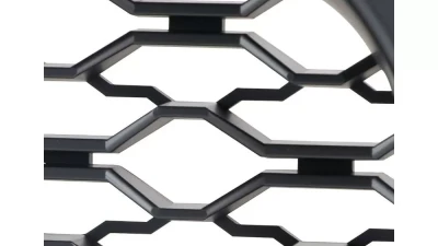 Spec-D Matte Black ABS Rebel Style Honeycomb Mesh Grille Dodge Ram 1500 2019-2021                                     - HG-RAM1915BB-RB-GL - Image 5