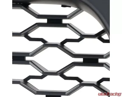 Spec-D Matte Black ABS Rebel Style Honeycomb Mesh Grille Dodge Ram 1500 2019-2021 - HG-RAM1915BB-RB-GL