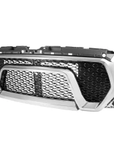 Spec-D Glossy Black ABS Chrome Trim Rebel Style Mesh Grille Dodge Ram 1500 2019-2020                                     - HG-RAM1915C-RB-GL - Image 10