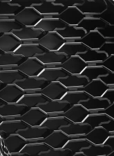 Spec-D Glossy Black ABS Chrome Trim Rebel Style Mesh Grille Dodge Ram 1500 2019-2020                                     - HG-RAM1915C-RB-GL - Image 4