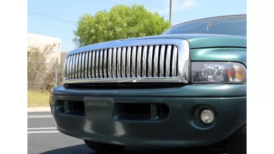 Spec-D Chrome ABS Vertical Grille Dodge Ram 1994-2002                                     - HG-RAM94CVT - Image 3