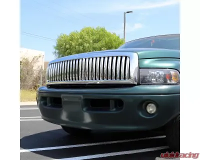 Spec-D Chrome ABS Vertical Grille Dodge Ram 1994-2002 - HG-RAM94CVT