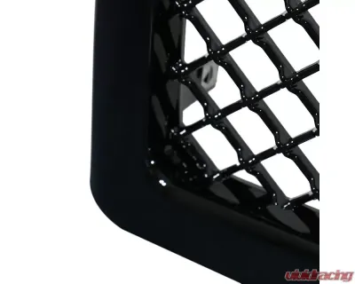 Spec-D Glossy Black ABS Honeycomb Mesh Grille Dodge Ram 1994-2002 - HG-RAM94JM-JL