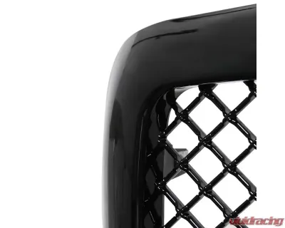 Spec-D Glossy Black ABS Honeycomb Mesh Grille Dodge Ram 1994-2002 - HG-RAM94JM-JL