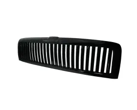 Spec-D Glossy Black ABS Vertical Grille Dodge Ram 1994-2002