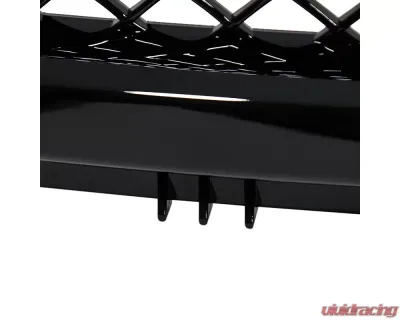 Spec-D Glossy Black ABS Honeycomb Mesh Grille GMC Sierra 2007-2013 - HG-SIE07JM-JL