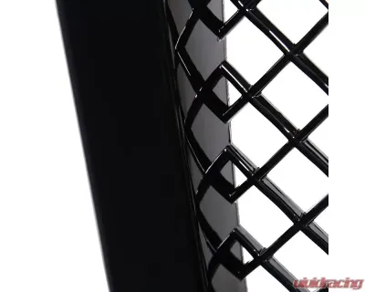 Spec-D Glossy Black ABS Honeycomb Mesh Grille GMC Sierra 2007-2013 - HG-SIE07JM-JL