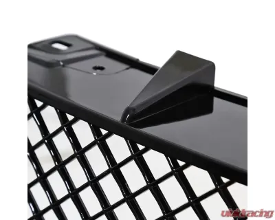 Spec-D Glossy Black ABS Honeycomb Mesh Grille GMC Sierra 2007-2013 - HG-SIE07JM-JL