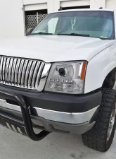 Spec-D Chrome ABS Conversion Vertical Grille Chevrolet Silverado | Avalanche 2003-2006                                     - HG-SIV03CVT-RS - Image 8