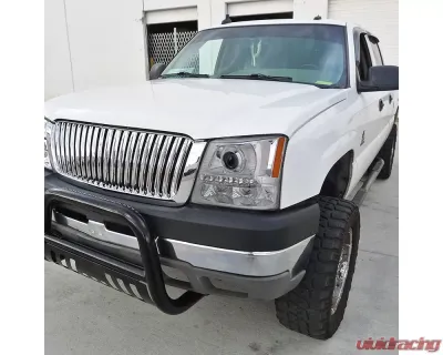 Spec-D Chrome ABS Conversion Vertical Grille Chevrolet Silverado | Avalanche 2003-2006 - HG-SIV03CVT-RS