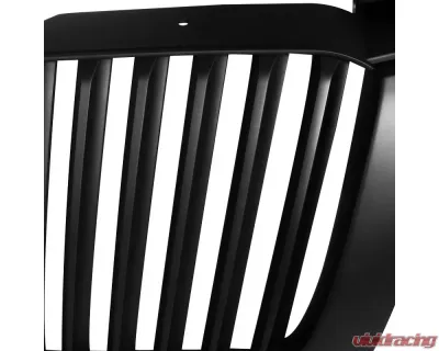 Spec-D Matte Black ABS Conversion Vertical Grille Chevrolet Silverado | Avalanche 2003-2006 - HG-SIV03JMVT-RS