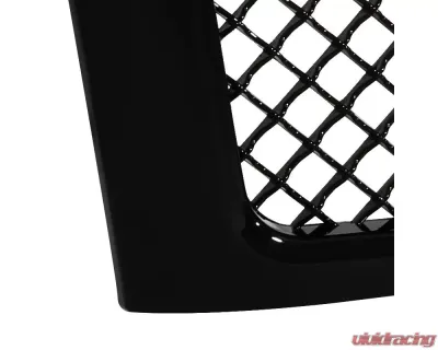 Spec-D Glossy Black ABS Honeycomb Mesh Grille Chevrolet Silverado 1500 2007-2013 - HG-SIV07JM-JL