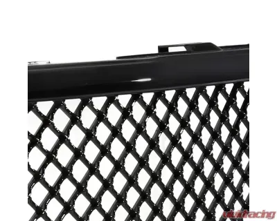 Spec-D Glossy Black ABS Honeycomb Mesh Grille Chevrolet Silverado 1500 2007-2013 - HG-SIV07JM-JL