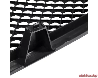 Spec-D Glossy Black ABS Honeycomb Mesh Grille Chevrolet Silverado 1500 2007-2013 - HG-SIV07JM-JL