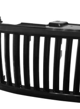 Spec-D Glossy Black ABS Vertical Grille Chevrolet Silverado 1500 2007-2013                                     - HG-SIV07JMVT - Image 2