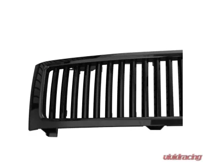 Spec-D Glossy Black ABS Vertical Grille Chevrolet Silverado 1500 2007-2013 - HG-SIV07JMVT