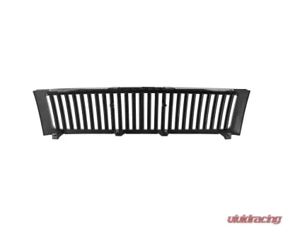 Spec-D Glossy Black ABS Vertical Grille Chevrolet Silverado 1500 2007-2013 - HG-SIV07JMVT