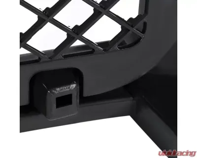 Spec-D Glossy Black ABS Honeycomb Mesh Grille Chevrolet Silverado 1500 2014-2015 - HG-SIV14JM-JL