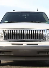 Spec-D Chrome ABS Vertical Grille Chevrolet Silverado 1999-2002                                     - HG-SIV99CVT-RS - Image 3