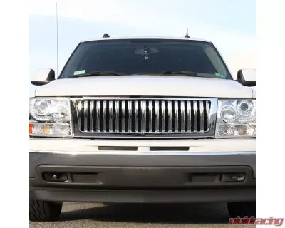 Spec-D Chrome ABS Vertical Grille Chevrolet Silverado 1999-2002 - HG-SIV99CVT-RS