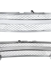 Spec-D Chrome ABS V2 Honeycomb Mesh Grille Chevrolet Silverado 1999-2002                                     - HG-SIV99CVT-V2-RS - Image 2