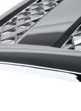 Spec-D Chrome ABS V2 Honeycomb Mesh Grille Chevrolet Silverado 1999-2002                                     - HG-SIV99CVT-V2-RS - Image 4