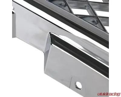 Spec-D Chrome ABS V2 Honeycomb Mesh Grille Chevrolet Silverado 1999-2002 - HG-SIV99CVT-V2-RS