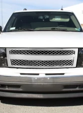 Spec-D Chrome ABS V2 Honeycomb Mesh Grille Chevrolet Silverado 1999-2002                                     - HG-SIV99CVT-V2-RS - Image 10