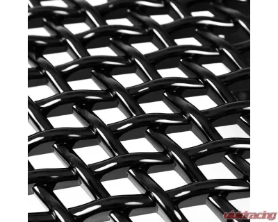 Spec-D Glossy Black ABS Honeycomb Mesh Grille Toyota Tacoma 2005-2011 - HG-TAC05JM-JL