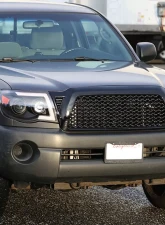 Spec-D Glossy Black ABS Honeycomb Mesh Grille Toyota Tacoma 2005-2011                                     - HG-TAC05JM-JL - Image 3