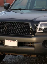 Spec-D Glossy Black ABS Honeycomb Mesh Grille Toyota Tacoma 2005-2011                                     - HG-TAC05JM-JL - Image 5