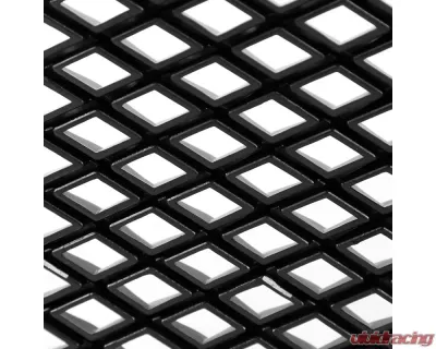 Spec-D Glossy Black ABS Honeycomb Mesh Grille Toyota Tacoma 2005-2011 - HG-TAC05JM-JL