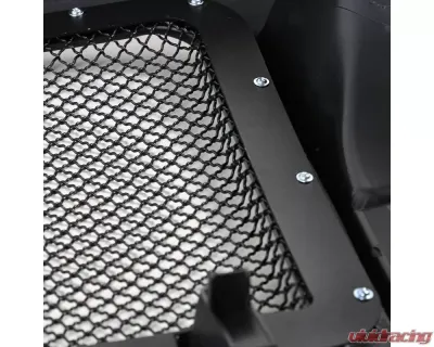Spec-D Matte Black ABS Mesh Grille Jeep Wrangler 2007-2018 - HG-WRG07BB-G3-KL