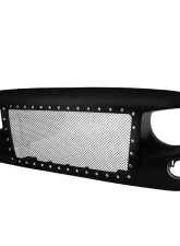 Spec-D Matte Black Rivet Style Mesh Grille Jeep Wrangler 2007-2018                                     - HG-WRG07BB-G4-KL - Image 10
