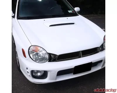 Spec-D Black ABS Grille w/ Aluminum Mesh Subaru Impreza 2002-2003 - HG-WRX02JM