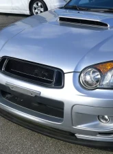 Spec-D Black ABS Grille w/ Aluminum Mesh Subaru Impreza 2004-2005                                     - HG-WRX04TR - Image 10