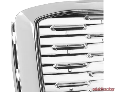 Spec-D Chrome ABS Denali Style Mesh Grille GMC Yukon | Yukon XL 2015-2020 - HG-YUK15C-V2-GL