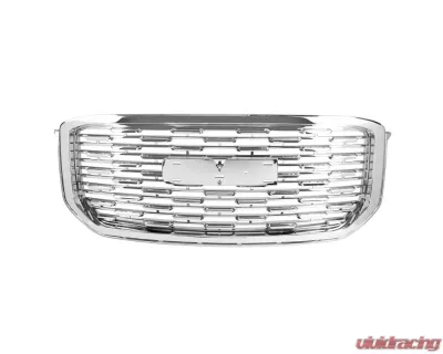 Spec-D Chrome ABS Denali Style Mesh Grille GMC Yukon | Yukon XL 2015-2020 - HG-YUK15C-V2-GL