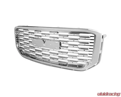 Spec-D Chrome ABS Denali Style Mesh Grille GMC Yukon | Yukon XL 2015-2020 - HG-YUK15C-V2-GL