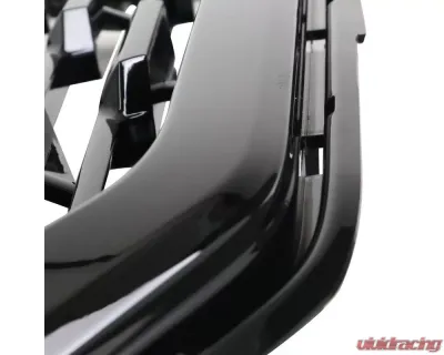 Spec-D Glossy Black ABS Denali Style Mesh Grille GMC Yukon | Yukon XL 2015-2020 - HG-YUK15JM-V2-GL