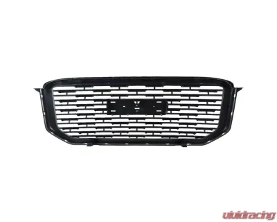 Spec-D Glossy Black ABS Denali Style Mesh Grille GMC Yukon | Yukon XL 2015-2020 - HG-YUK15JM-V2-GL
