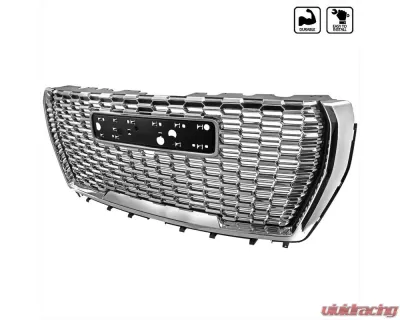 Spec-D Chrome Denali Style Front Mesh Grille GMC Yukon | Yukon XL 2021-2022 - HG-YUK21C-GL